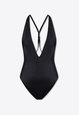 Versace Safety Pin One-Piece Swimsuit 1018367 1A12917-1B000