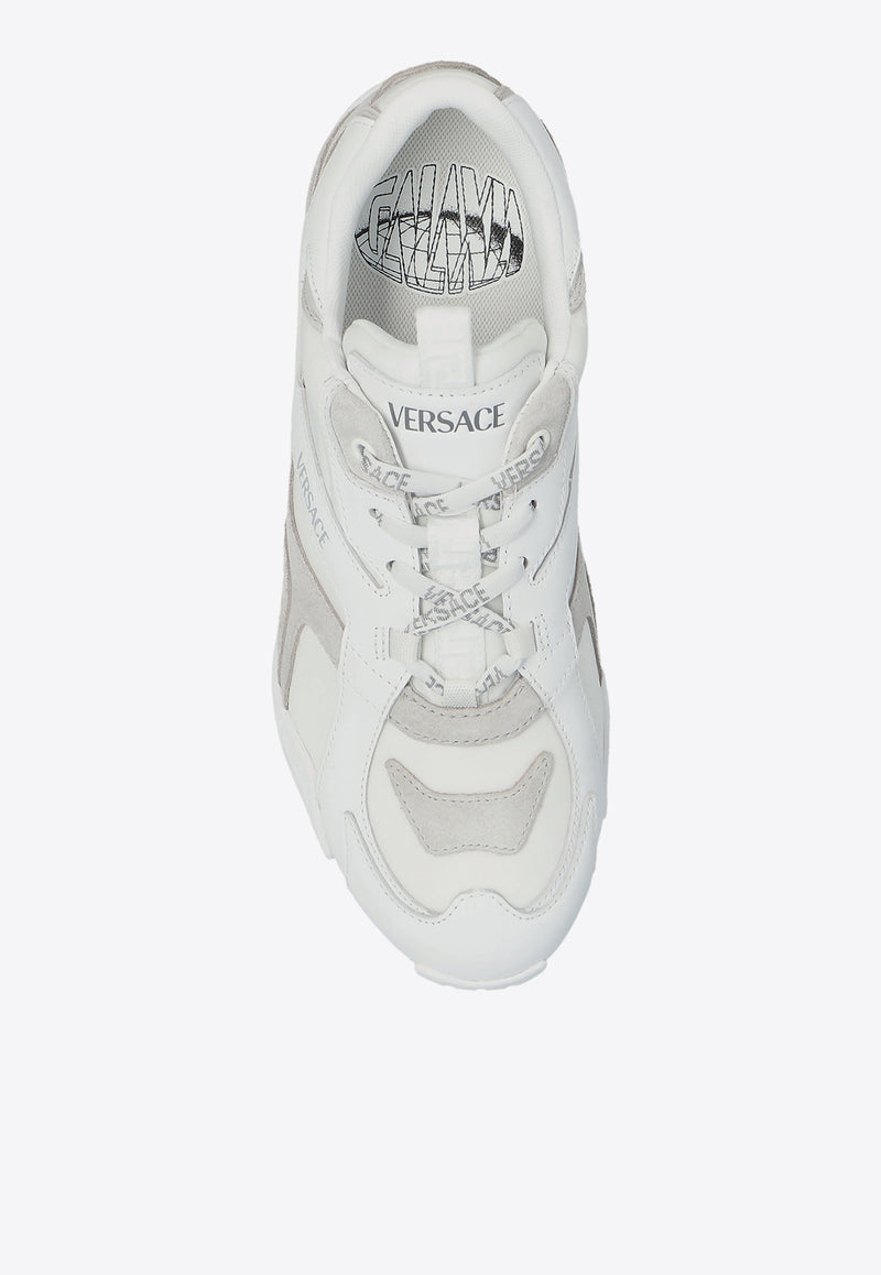 Versace Galaxia Leather Low-Top Sneakers 1019007 1A12892-2EJ70