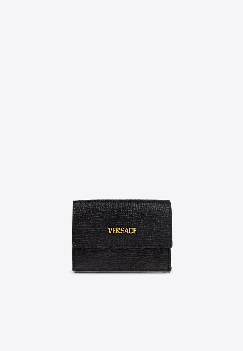 Versace Myth Leather Tri-Fold Wallet 1019270 1A13695-1B00V