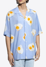 Moschino Eggs-Print Short-Sleeved Shirt 251ZZ A0226 0259-1303