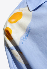 Moschino Eggs-Print Short-Sleeved Shirt 251ZZ A0226 0259-1303