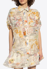 Zimmermann Buttoned Printed Shirt 2330TR251 0-DRDIARY