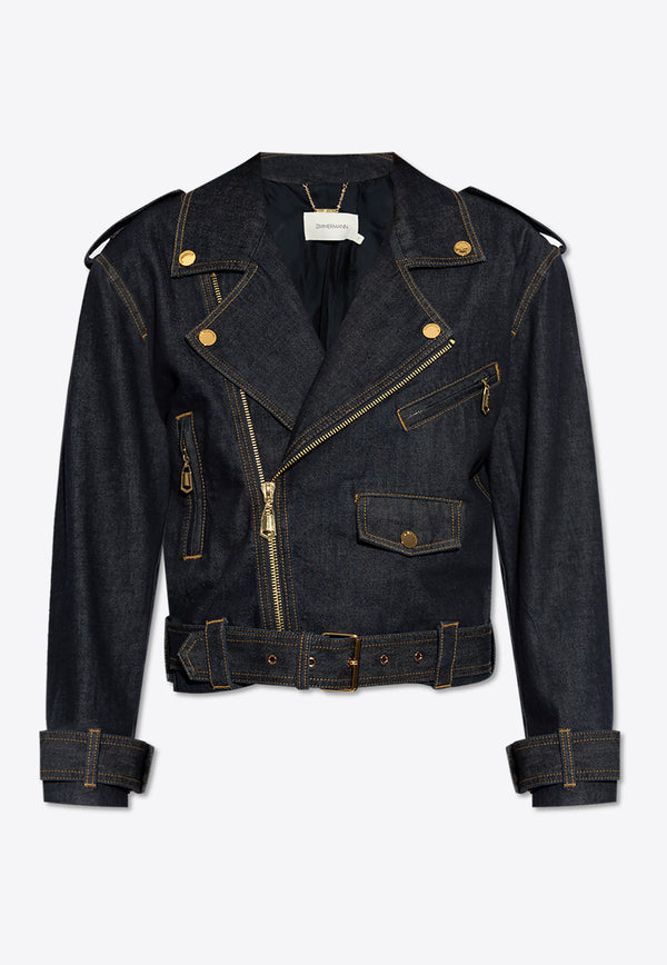 Zimmermann Zipped Denim Jacket  2171JR251 0-NHTSKY