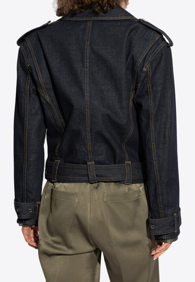 Zimmermann Zipped Denim Jacket  2171JR251 0-NHTSKY