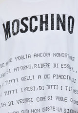 Moschino Logo-Print Short-Sleeved T-shirt Mini Dress 251E J0411 0542-1001