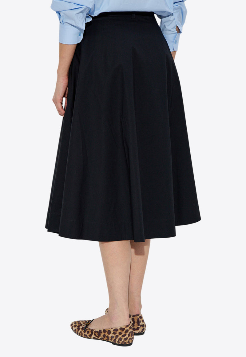 Moschino Flared Midi Skirt 251E A0126 0531-0555