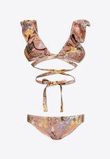 Zimmermann Floral-Printed Bikini Set 2505WRS253 0-TRPOASPNK