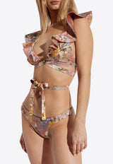 Zimmermann Floral-Printed Bikini Set 2505WRS253 0-TRPOASPNK