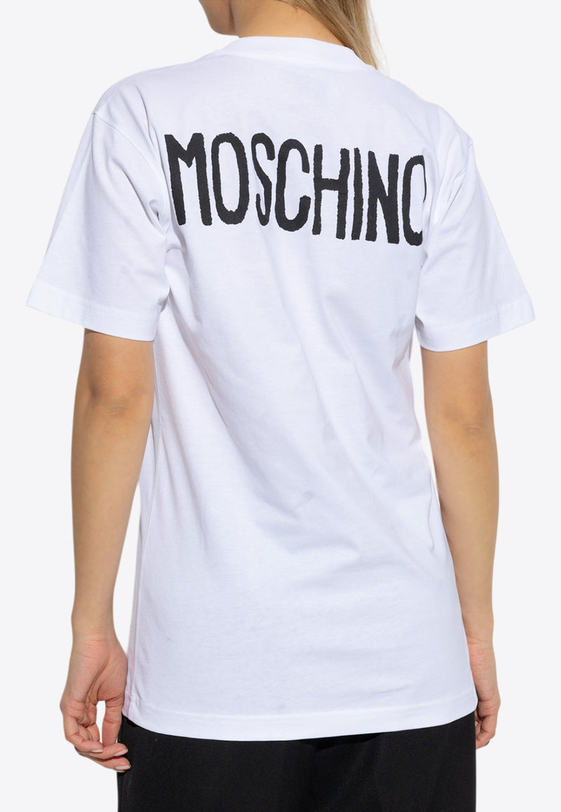 Moschino Printed Crewneck T-shirt 251E A0711 0541-1001