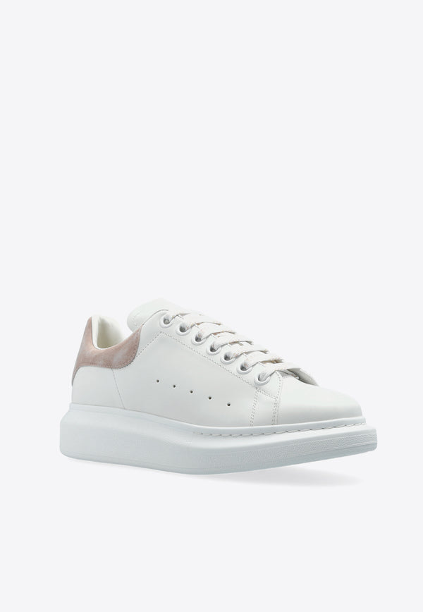 Alexander McQueen Oversized Leather Sneakers 553770 WIEF1-9182