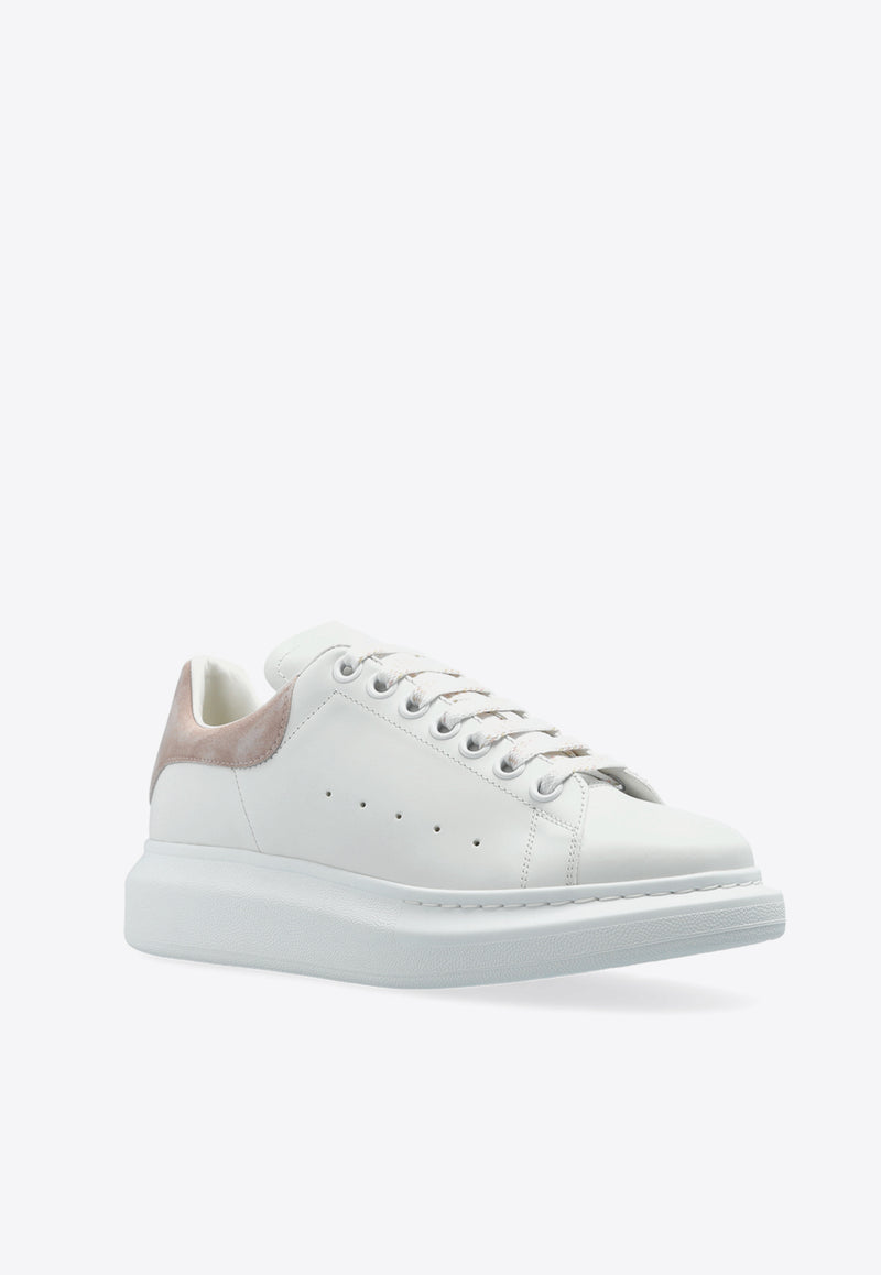 Alexander McQueen Oversized Leather Sneakers 553770 WIEF1-9182