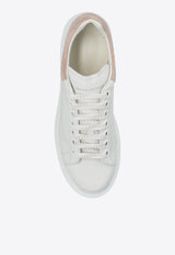 Alexander McQueen Oversized Leather Sneakers 553770 WIEF1-9182