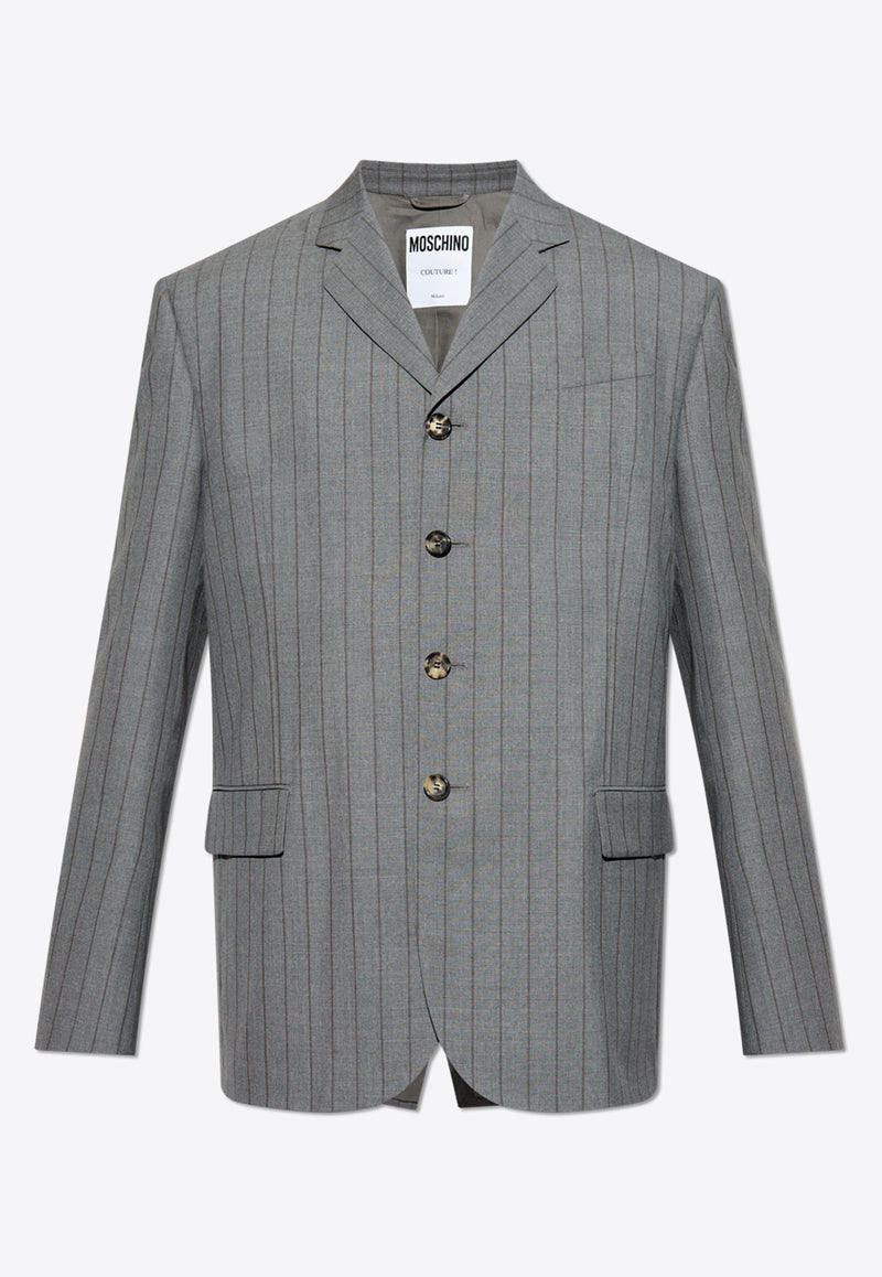 Moschino Single-Breasted Wool Blazer 251ZZ J0504 0216-1508