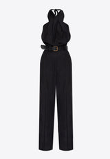 Moschino Belted Halterneck Jumpsuit  251E J0452 0549-0555