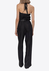 Moschino Belted Halterneck Jumpsuit  251E J0452 0549-0555