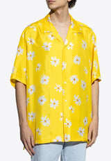 Moschino All-Over Daisy-Print Satin Shirt 251ZZ A0226 0261-1024