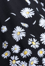 Moschino Daisy-Print Crewneck T-shirt 251ZZ A0719 0241-4555