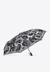 Moschino Signature Bear Open and Close Umbrella 8651 OPENCLOSEA-BLACK