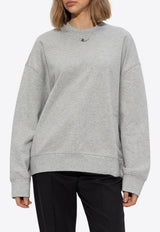 Stella McCartney Logo Charm Crewneck Sweatshirt 6J0263 3SPZ69-1262