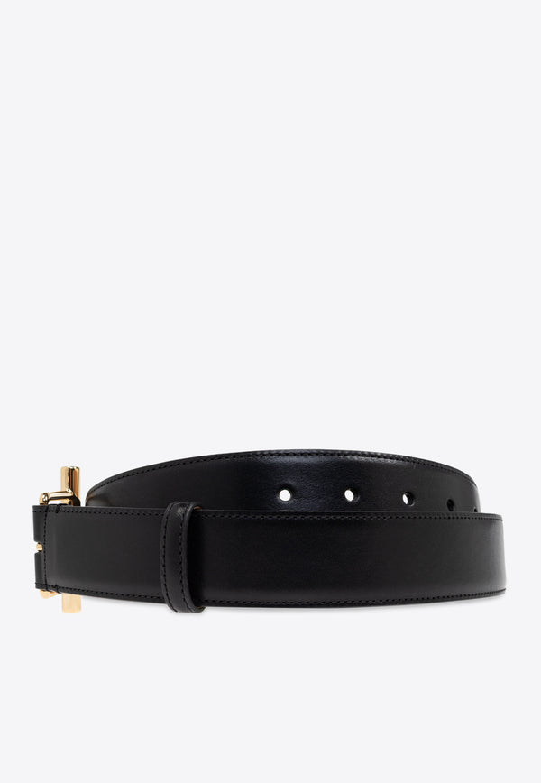 Alexander McQueen Essential Leather Belt 804499 1BR0G-1000