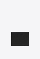 Salvatore Ferragamo Logo-Plaque Bi-Fold Wallet 661609 MICRO GANCIO 781796-NERO