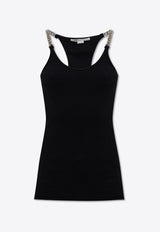 Stella McCartney Chain-Link Strap Tank Top 6J0353 3SPZ67-1000