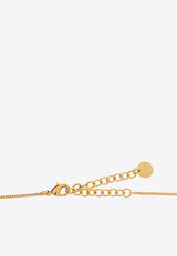 Salvatore Ferragamo Gancini Double-Pearl Necklace 760806 NKL GANWAVPE 780390-ORO GIOVE WHITE