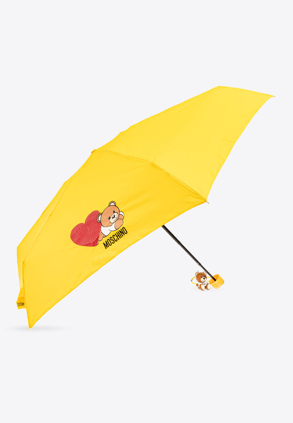 Moschino Teddy Bear-Print Umbrella 8188 SUPERMINIU-YELLOW