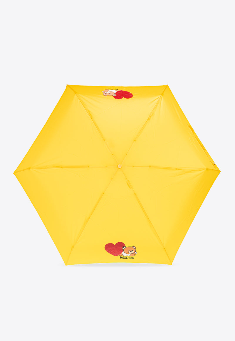 Moschino Teddy Bear-Print Umbrella 8188 SUPERMINIU-YELLOW