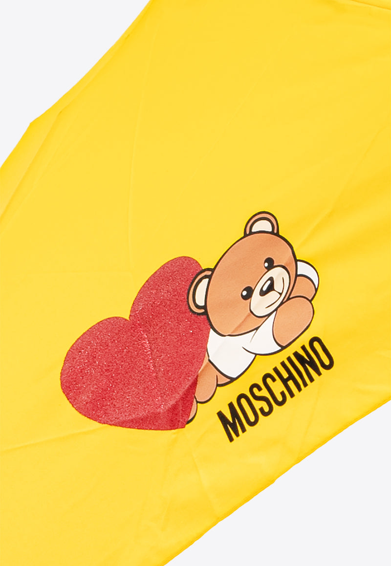 Moschino Teddy Bear-Print Umbrella 8188 SUPERMINIU-YELLOW