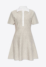 Givenchy Monogram Jacquard Mini Polo Dress BW22A P4ZPB-250