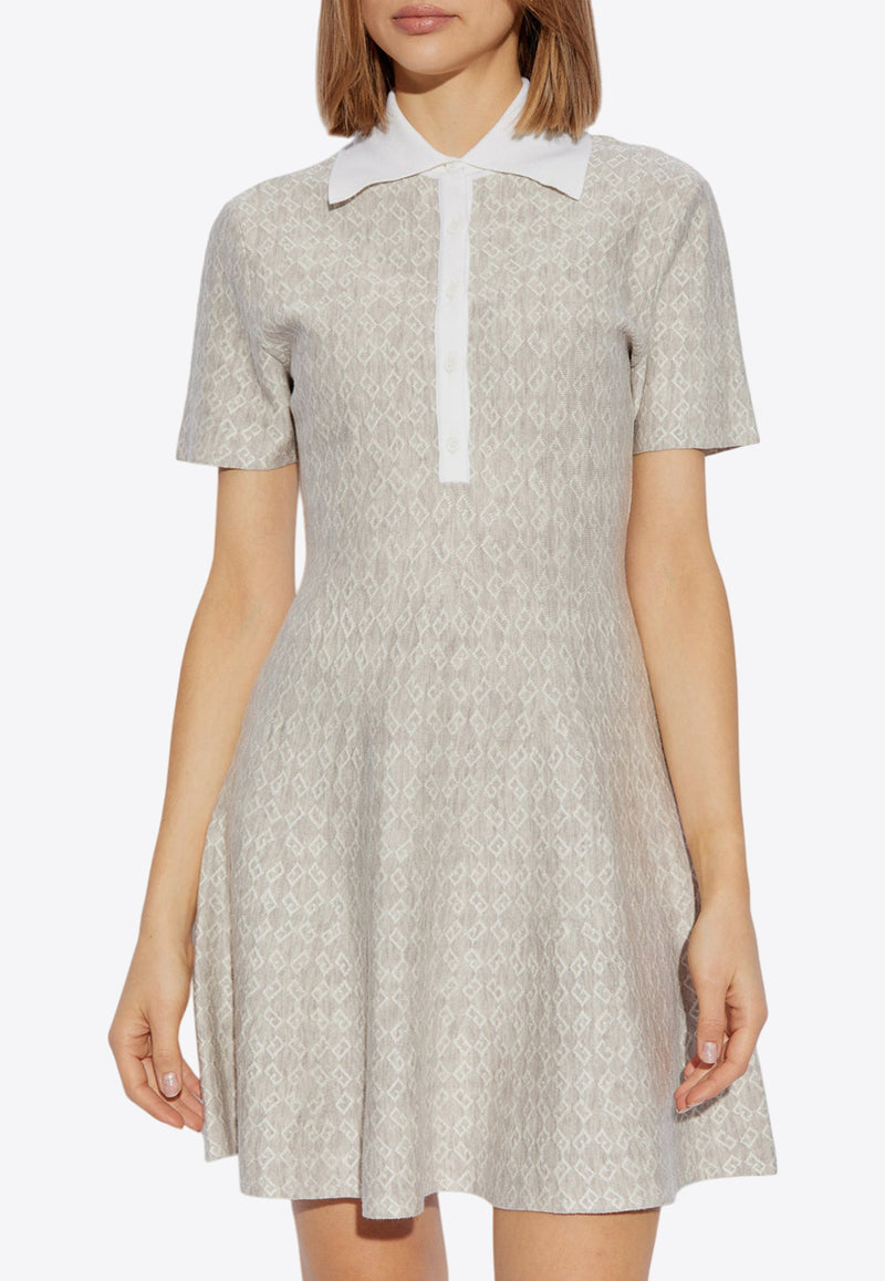 Givenchy Monogram Jacquard Mini Polo Dress BW22A P4ZPB-250