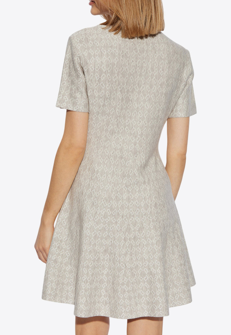 Givenchy Monogram Jacquard Mini Polo Dress BW22A P4ZPB-250