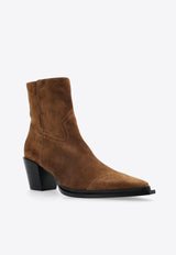 Jimmy Choo Cece 60 Suede Boots CECE AB 60 SVV-OAK