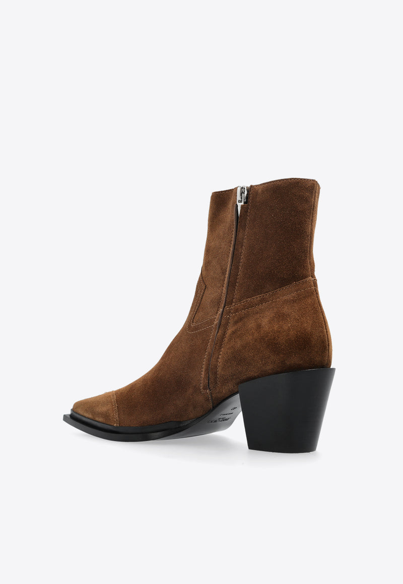 Jimmy Choo Cece 60 Suede Boots CECE AB 60 SVV-OAK