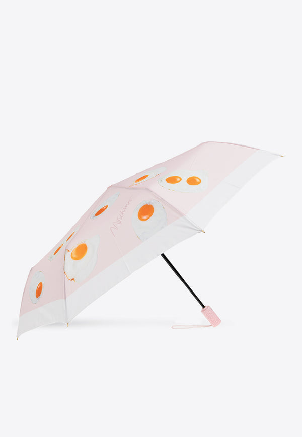 Moschino Eggs-Print Umbrella 8964 OPENCLOSEN-PINK