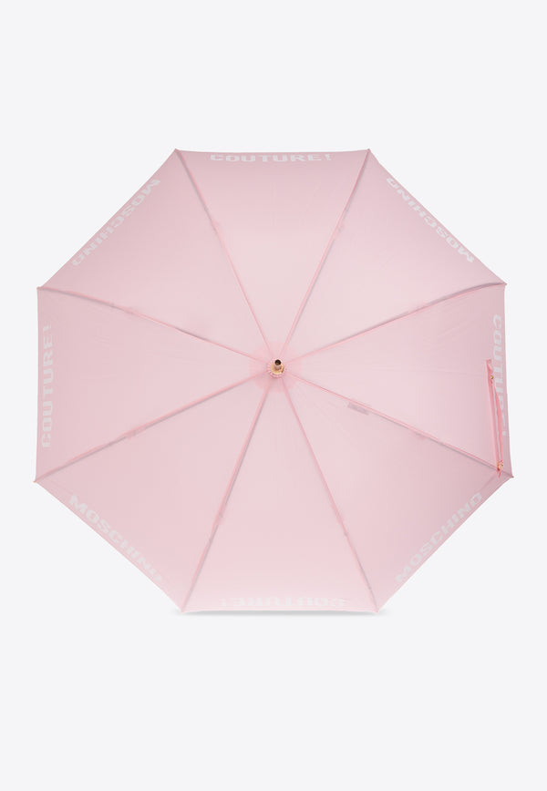 Moschino Logo-Print Umbrella 8982 63AUTON-PINK