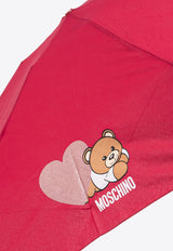 Moschino Teddy Bear-Print umbrella 8188 SUPERMINIC-CHERRY