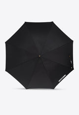 Moschino Logo-Print Umbrella 9100 D63AUTOA-BLACK MULTI