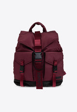 Ganni Logo Buckled Tech Backpack A6466 5488-234