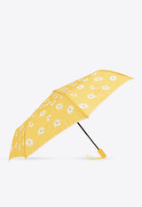 Moschino All-Over Flowers Umbrella 9049 OPENCLOSEU-YELLOW