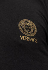 Versace Logo-Print Long-Sleeved Undershirt AUU01007 1A10011-A1008