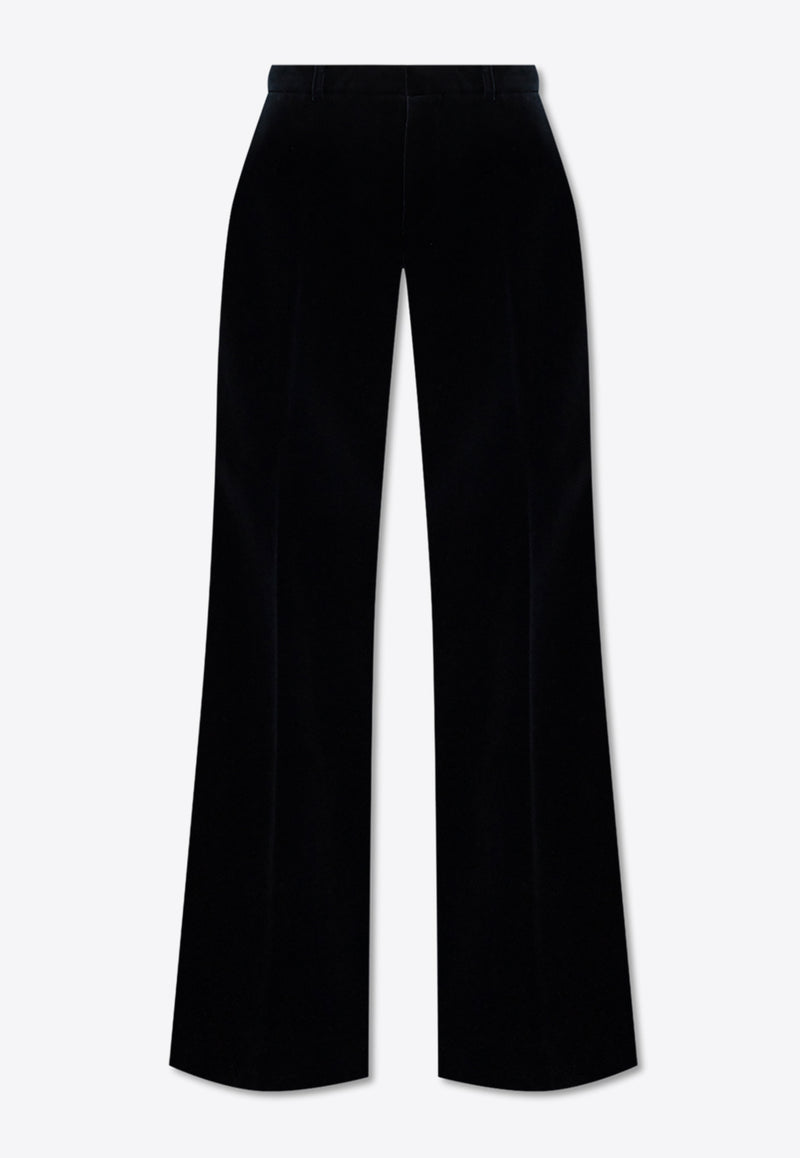 Chloé Flared Tailored Velvet Pants CH25SPA36 017-48B