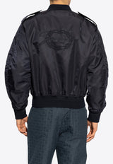 Givenchy Medallion Embroidered Bomber Jacket BM01A Z14JD-410