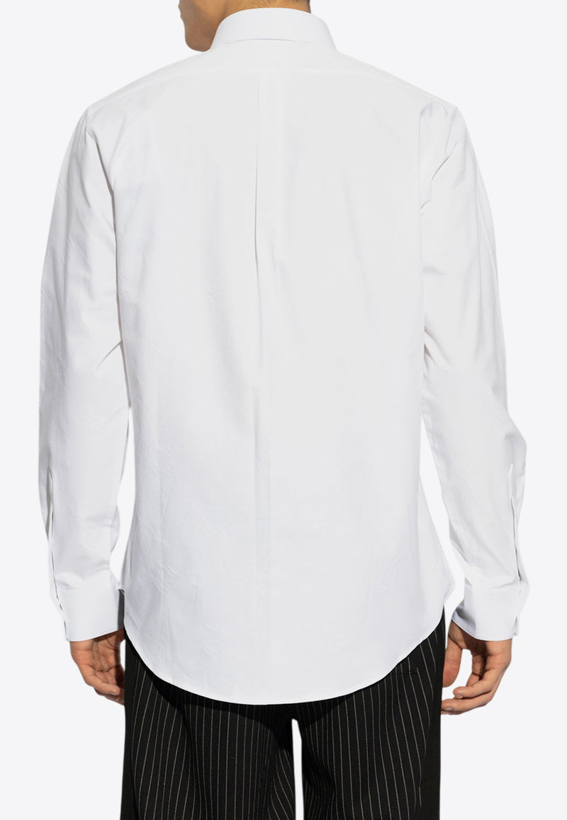 Givenchy Logo Monogram Button-Up Shirt BM611 G15U7-100