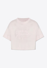 Givenchy Medallion Embroidered Crewneck T-shirt BW70C 5GYPV-661