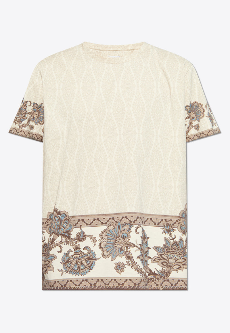 Etro Paisley Print Short-Sleeved T-shirt MRMA0002 AK596-X0820