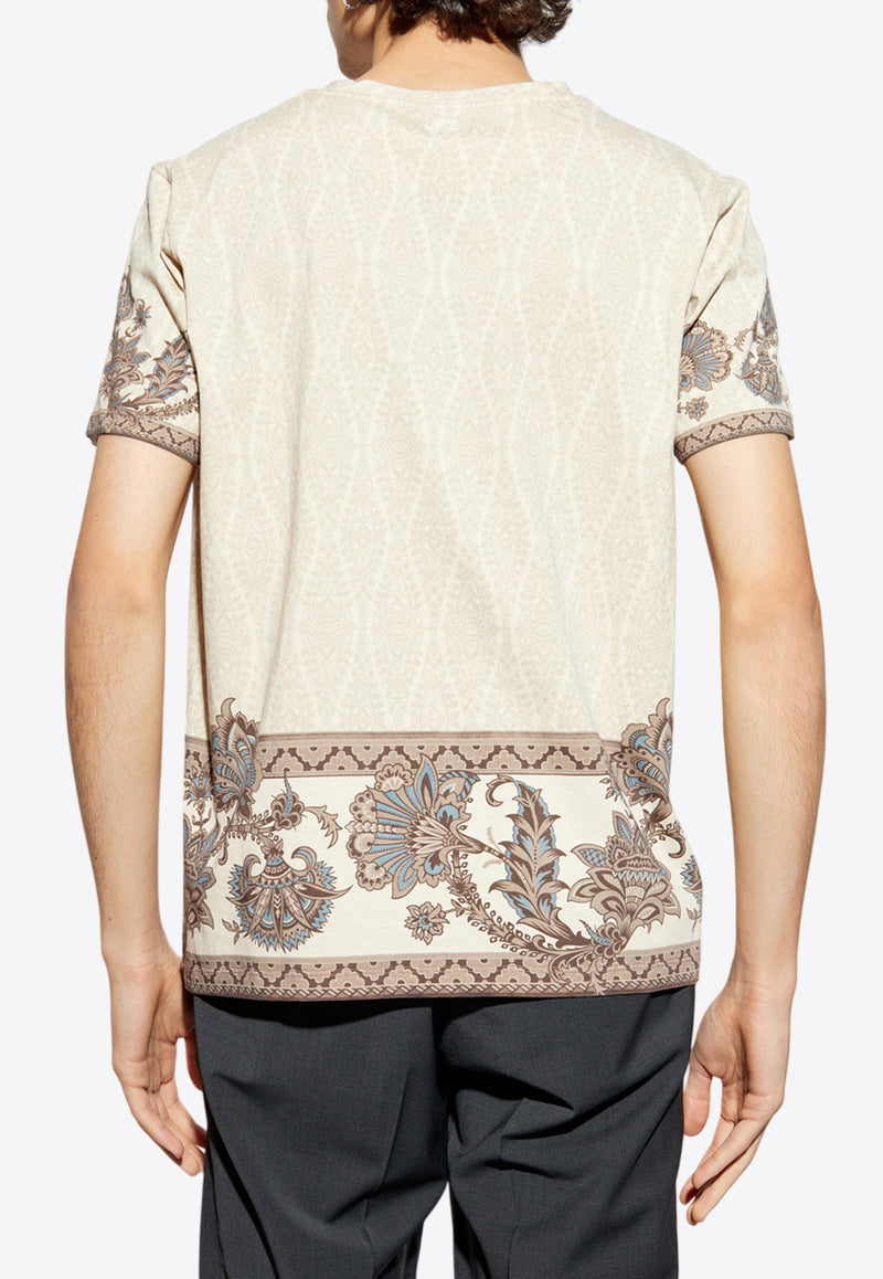 Etro Paisley Print Short-Sleeved T-shirt MRMA0002 AK596-X0820