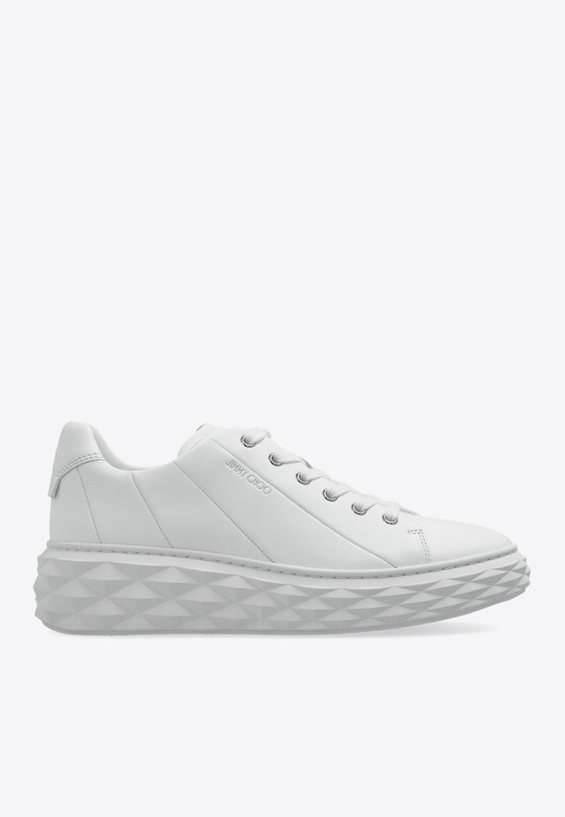 Jimmy Choo Diamond Low-Top Sneakers DIAMOND LIGHT MAXI F RXN-V WHITE WHITE