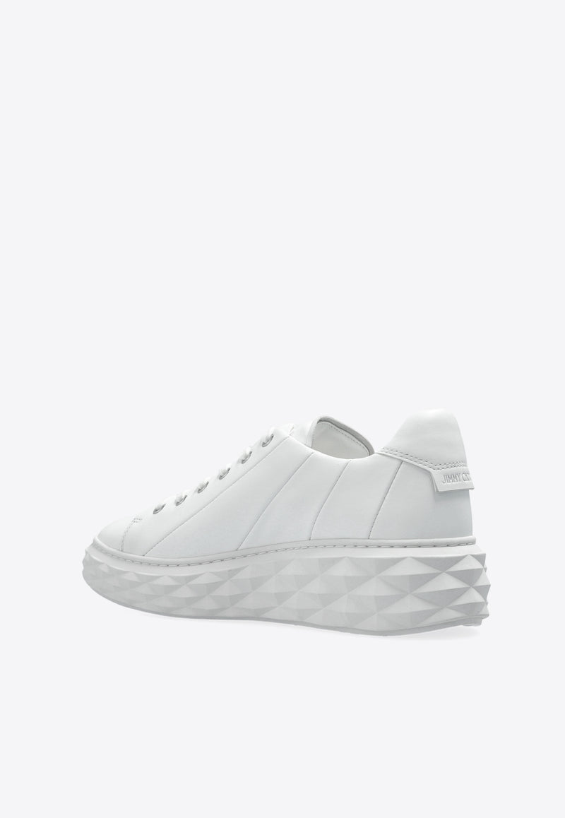 Jimmy Choo Diamond Low-Top Sneakers DIAMOND LIGHT MAXI F RXN-V WHITE WHITE